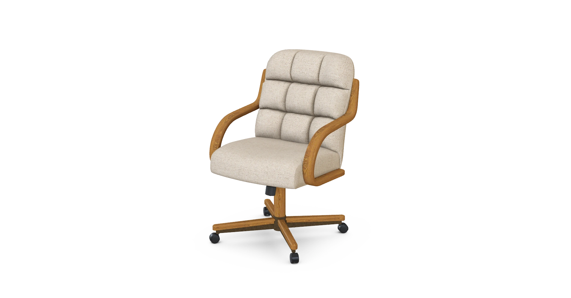 Chromcraft Ryland Swivel Tilt Dining Caster Chair at Online