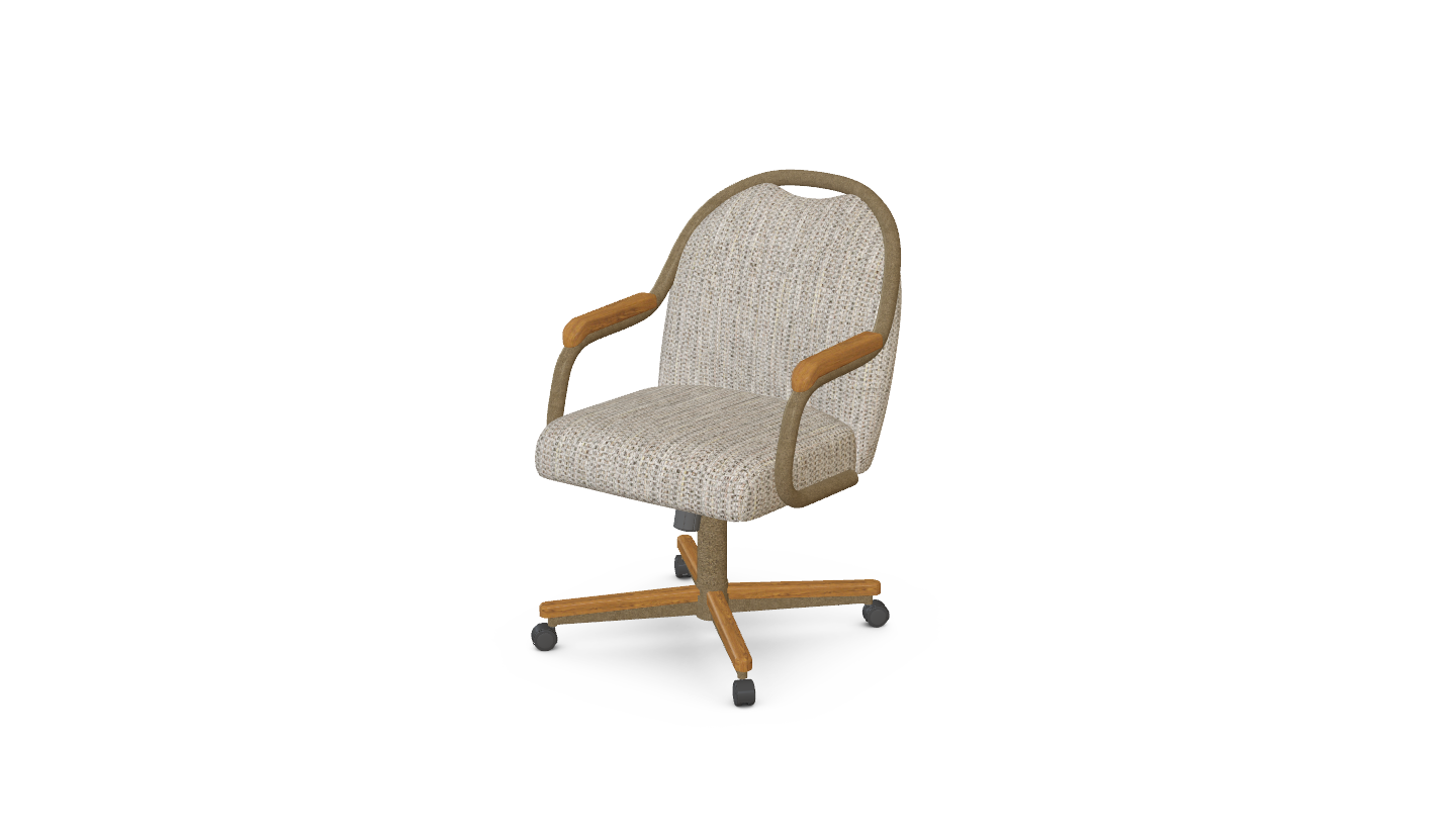 Chromcraft Dining for Medina Dining Chairs with Caster